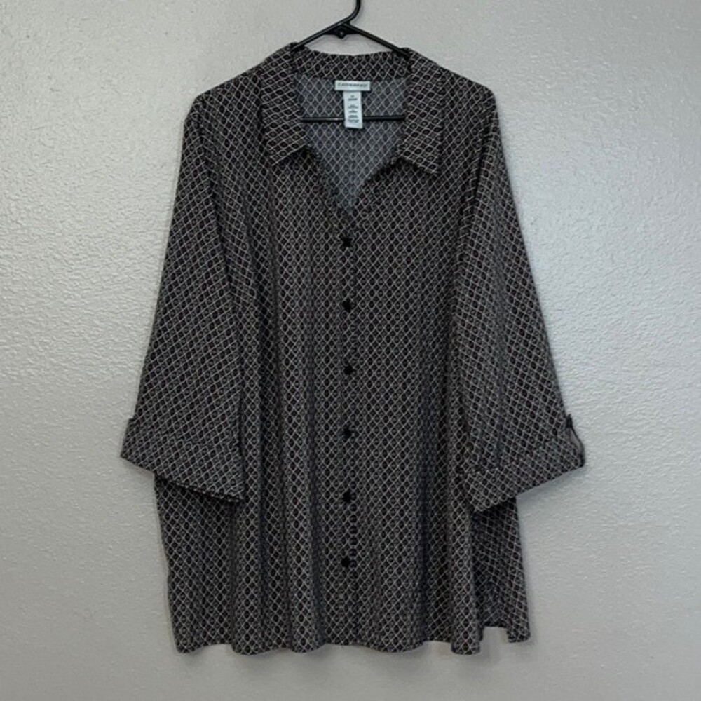 Catherine’s woman’s Plus 3X blouse top casual workwear